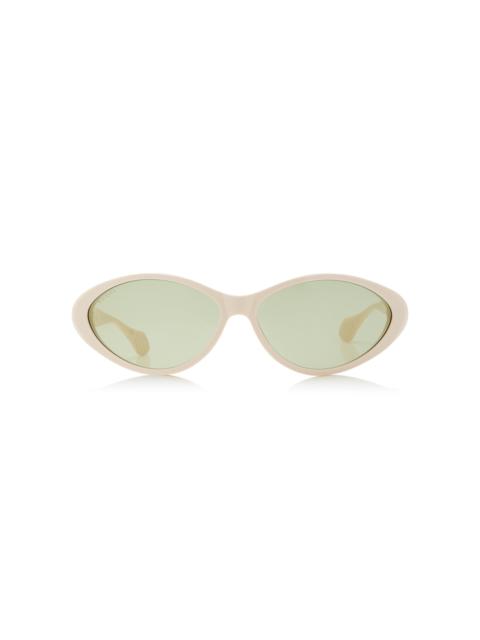 GUCCI Acetate Sunglasses white