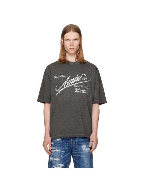 AMIRI Gray 'AMIRI Quality Goods' Oversized T-shirt