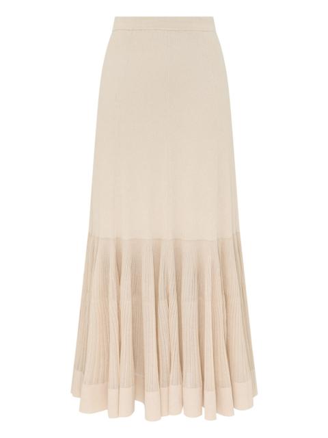 Zimmermann CLASH SCULPTURAL PLEAT SKIRT