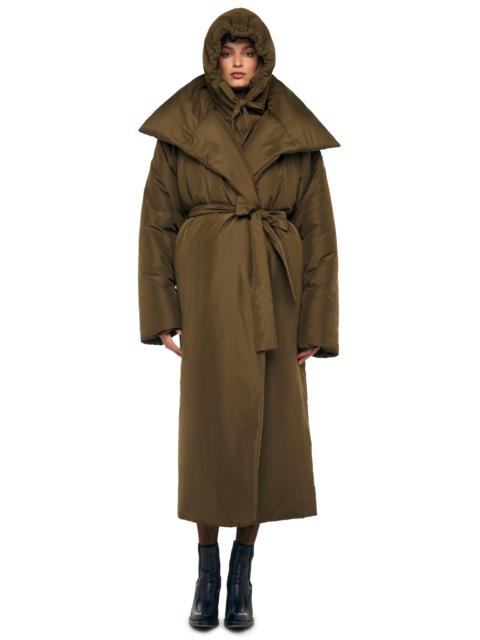NORMA KAMALI HIGH COLLAR OS BF SLEEPING BAG COAT