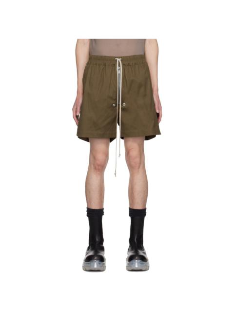 Rick Owens Khaki Porterville Bela Boxers Shorts