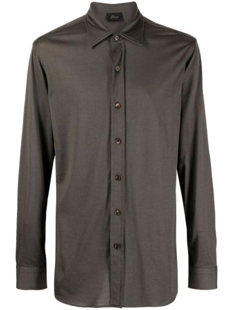 button-up long-sleeved shirt