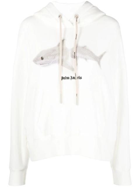 Palm Angels graphic-print cotton hoodie