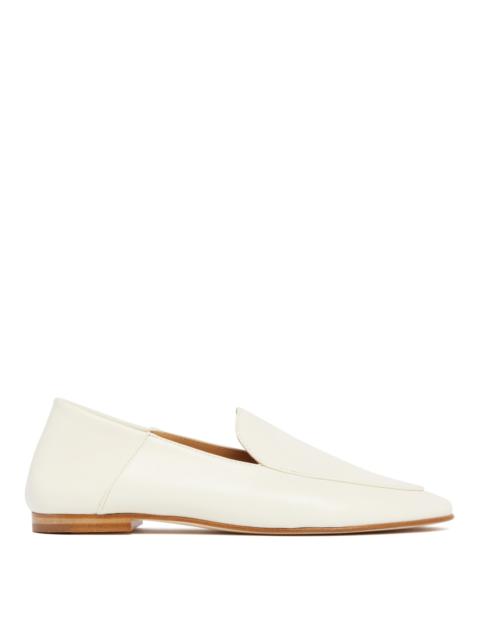 DEAR FRANCES White Gio Leather Loafers