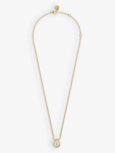 Serpent Bohème 18ct yellow-gold and diamond pendant necklace