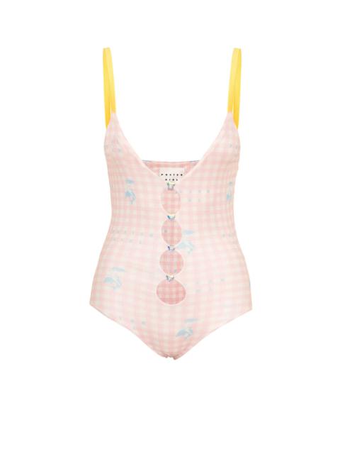 POSTER GIRL ANDI SWIMSUIT PINK GINGHAM