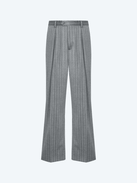 HERRINGBONE WOOL TROUSERS