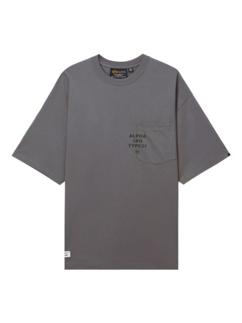 ALPHA INDUSTRIES logo-print T-shirt
