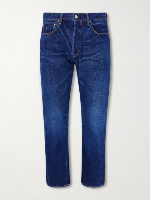 REMI RELIEF 1954 Straight-Leg Cropped Distressed Jeans