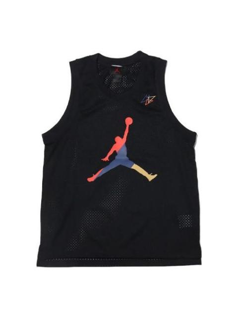 Jordan Air Jordan Sport DNA Mesh Breathable Jersey Black CK9591-010