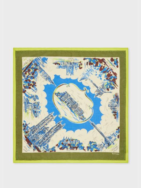Paul Smith 'London' Print Cotton Bandana