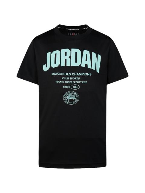 Jordan Air Jordan Dri-Fit Des Champions T-Shirt GS "Black" 95D312 023