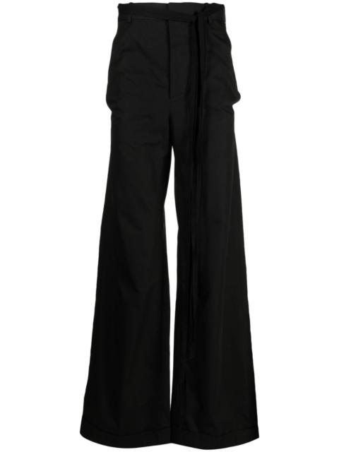 Ann Demeulemeester Achille wide-leg cotton trousers