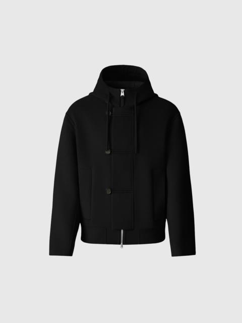 MACKAGE MALIK Double-Face Wool Hooded Jacket