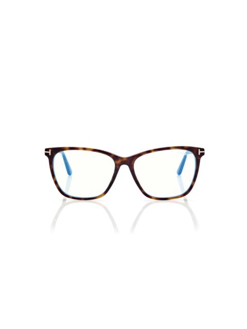 TOM FORD BLUE BLOCK SOFT CAT EYE SHAPE OPTICALS