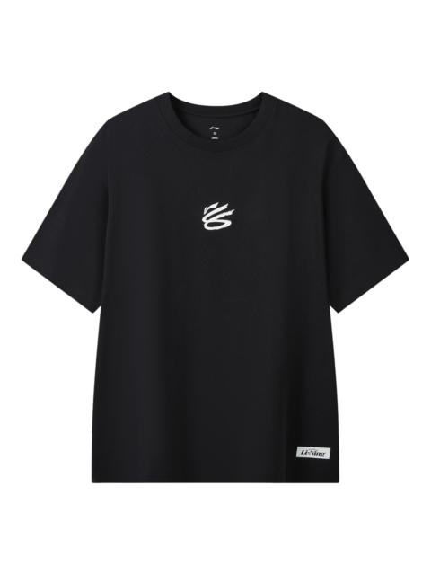 Li-Ning Li-Ning Curry T-Shirt 'Black' AHSWJ49-2
