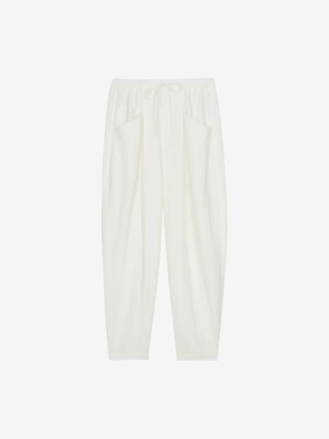 The Frankie Shop Senart Barrel Leg Pants - Ivory