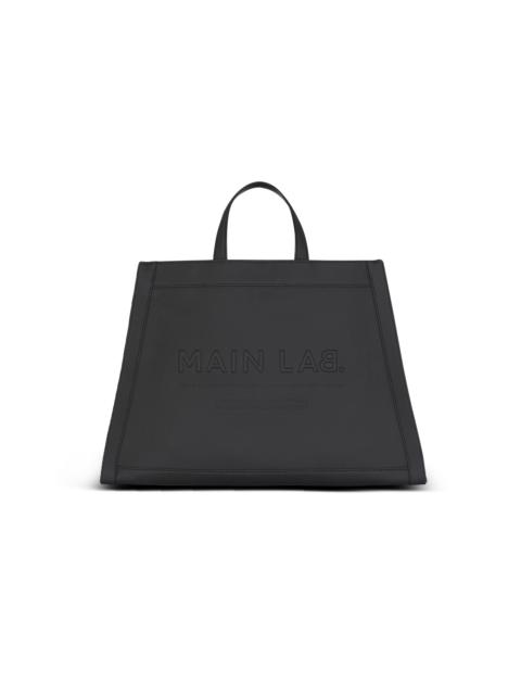Balmain By Olivier rubber-effect leather tote bag