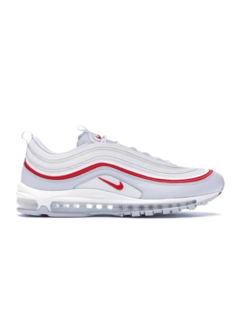 Nike Air Max 97 White Pure Platinum University Red