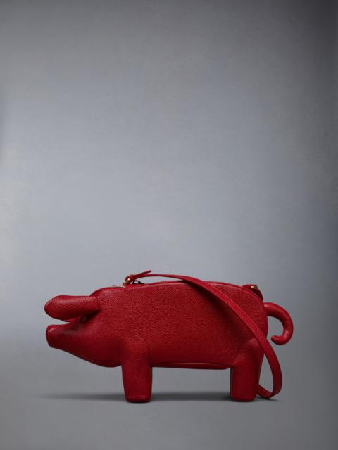Thom Browne Pebble Grain Pig Baguette Bag