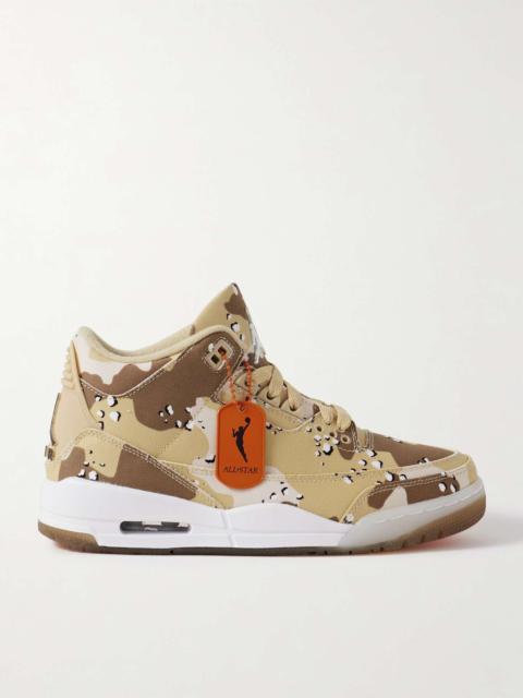 Jordan Air Jordan 3 Retro Tex printed canvas high-top sneakers