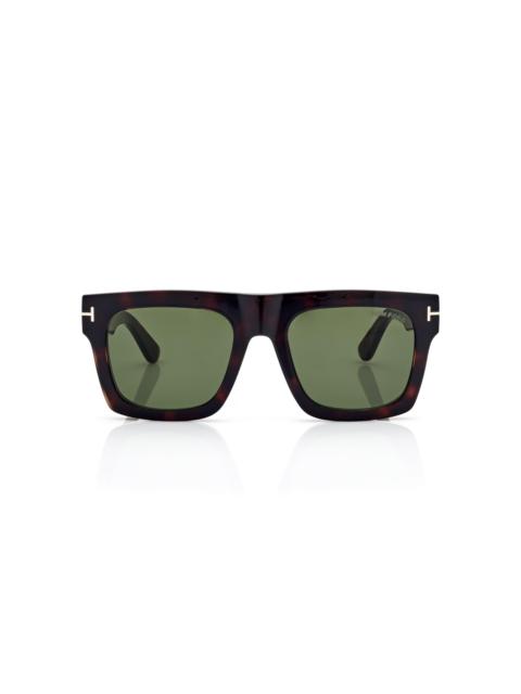 TOM FORD BLUE BLOCK FAUSTO OPTICALS WITH CLIP ON SUNGLASSES