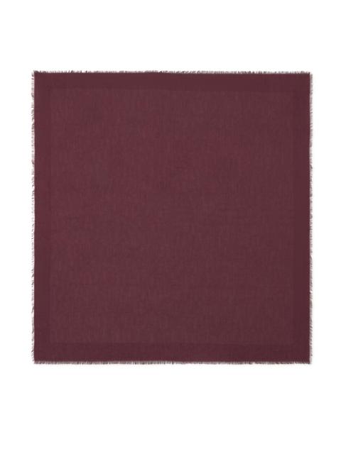 TOUS Burgundy Scarf TOUS Silhouette Jacquard