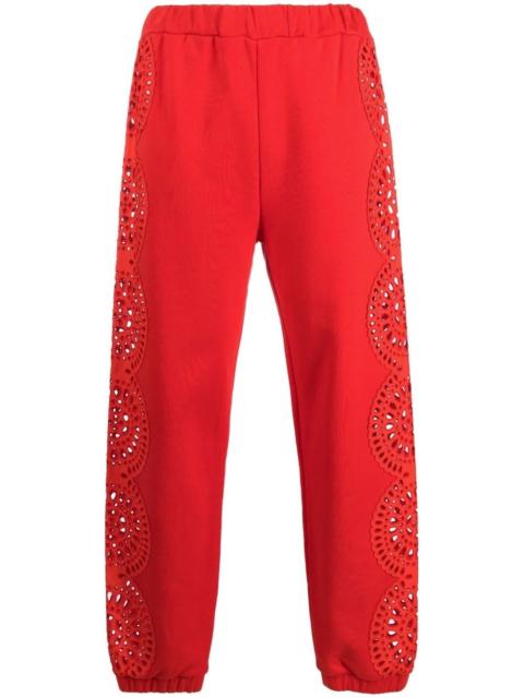 Stella McCartney broderie-anglaise track pants
