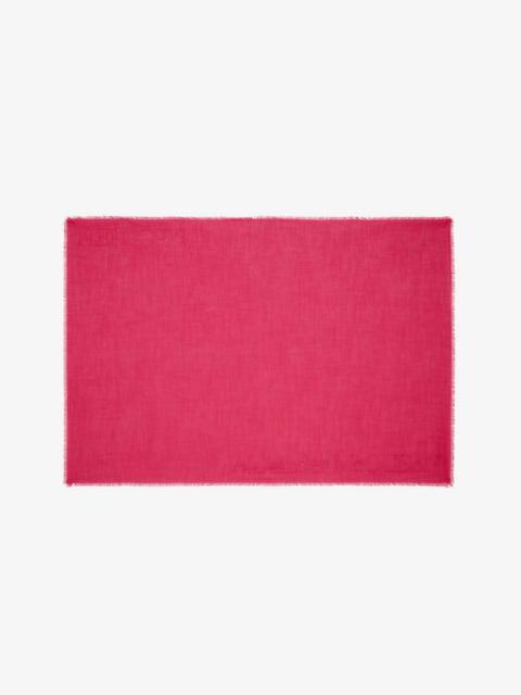 Alexander McQueen Mcqueen Cashmere Scarf in Fuchsia