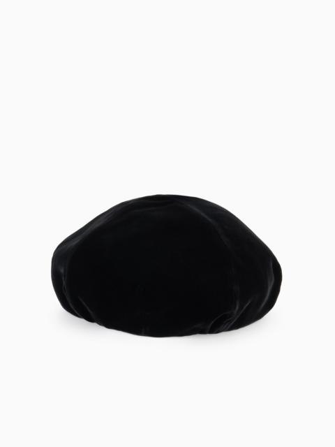 EMPORIO ARMANI Velvet beret