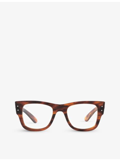 Ray-Ban RX0840V Mega Wayfarer tortoiseshell-pattern propionate optical glasses