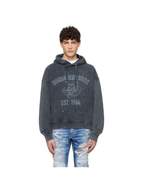 DSQUARED2 Navy Cypro Fit Hoodie
