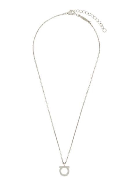 FERRAGAMO Nkl G Stra 8 Metallic Brass Glass Necklaces