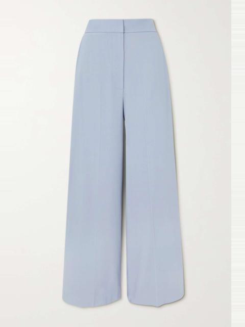 KHAITE Strannly wool-blend wide-leg pants