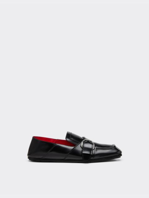 Ferrari Brushed leather loafers