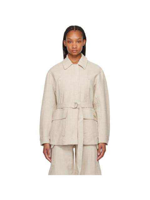 Holzweiler Beige Gorti Jacket