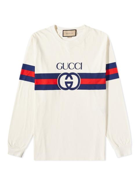 GUCCI Gucci Long Sleeve New Logo T-Shirt