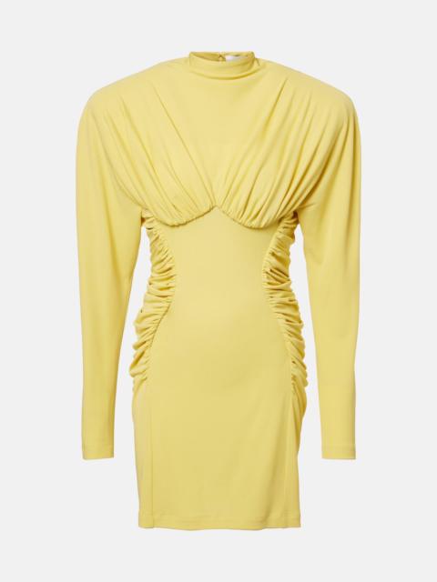 Stella McCartney Draped jersey minidress