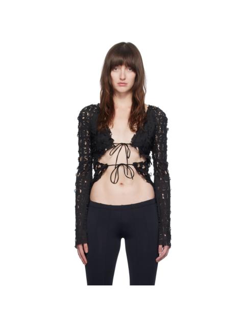 POSTER GIRL Black Geneva Blouse
