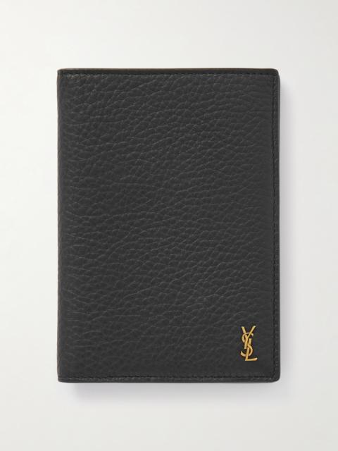 SAINT LAURENT Full-Grain Leather Billfold Wallet