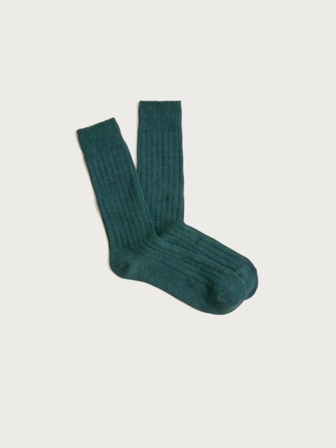 J.CREW Ribbed cotton-blend socks