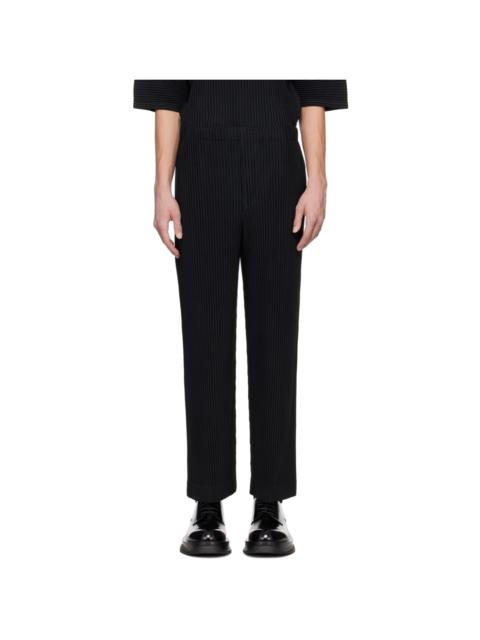 Black Monthly Color March Trousers