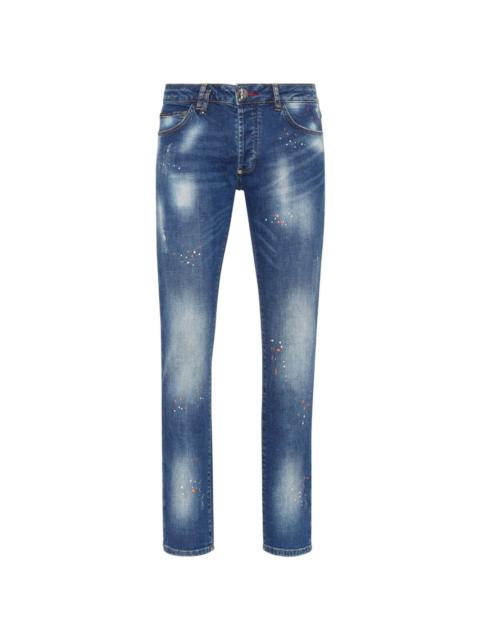Lion Circus mid-rise slim-fit jeans