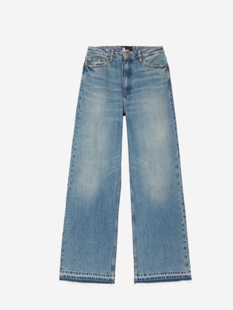 The Kooples BLUE WIDE-LEG JEANS
