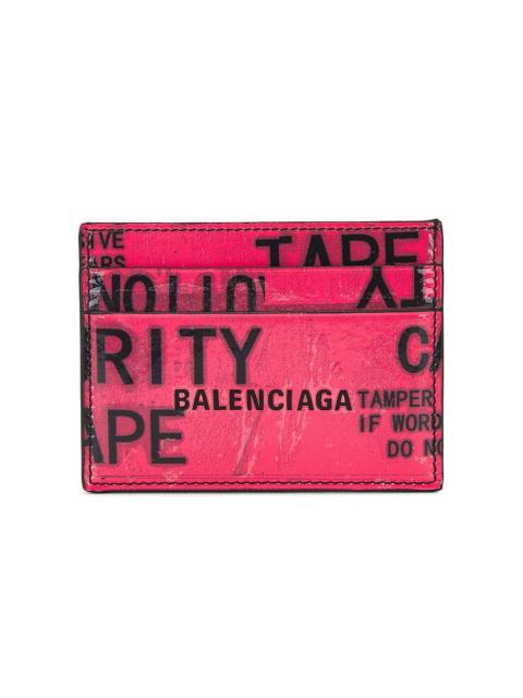 BALENCIAGA Tape Type Card