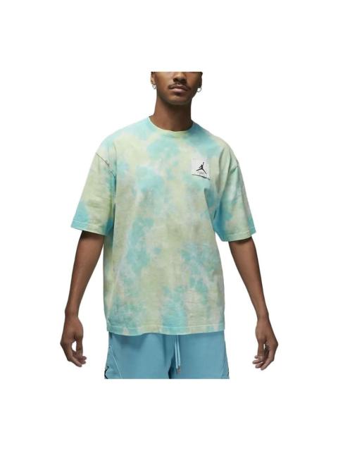 Jordan Air Jordan Essentials Oversized Graphic T-Shirt 'Green Blue' DX9583-110