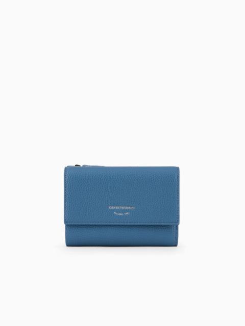 EMPORIO ARMANI MyEA bifold wallet with deer print