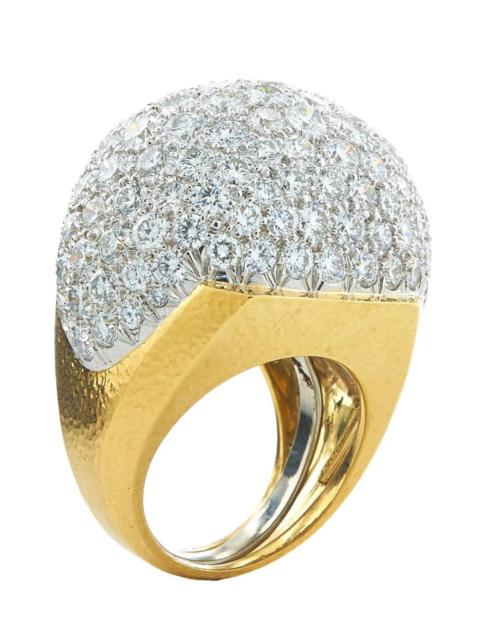 DAVID WEBB Diamond Dome Ring