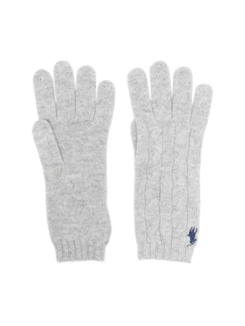 Polo Ralph Lauren cable-knit gloves