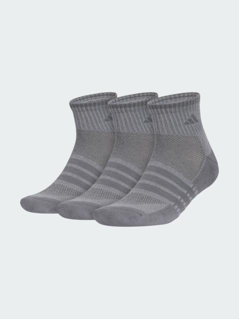 adidas M CUSHIONED X 4 3-PACK QUARTER SOCKS